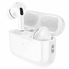 Навушники вакуумні безпровідні з мікрофоном Borofone BW32 Bluetooth в кейсі Білий (BW32W), фото 3