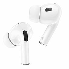 Навушники вакуумні безпровідні з мікрофоном Borofone BW32 Bluetooth в кейсі Білий (BW32W), фото 4