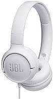 Наушники JBL Tune 500 с микрофоном Белый (JBLT500WHT)