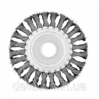Щітка кільцева 180x22,2 мм (пучки крученого дроту) INTERTOOL BT-7180, фото 1
