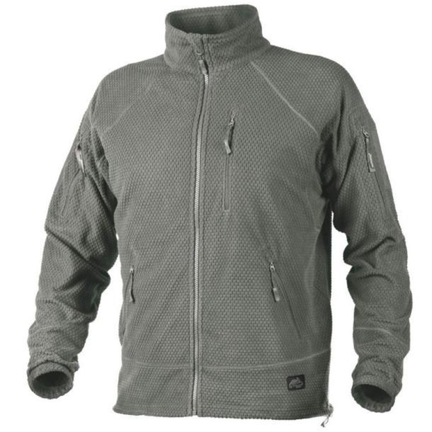 Кофта флісова HELIKON-TEX ALPHA TACTICAL GRID FLEECE Foliage Green (BL-ALT-FG-21) РОЗМІР XS