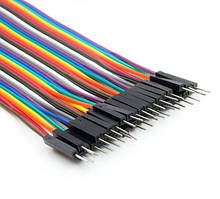Дроти для ардуіно для макетних плат 20 см тато-мама Перемичка 40 штук