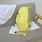 Жовтий міський модний рюкзак, фото 7