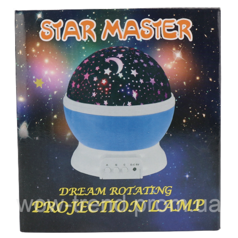 Ночник Проектор звездного неба Star Master Dream синий - фото 8 - id-p1448948952