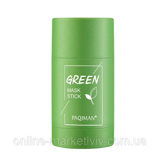 Маска-стик зеленая для лица + Подарок Блеск для увеличения губ Ministar / Глиняная маска - фото 3 - id-p1831899733