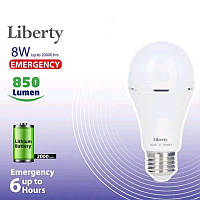 Акумуляторная лампа E27 LIBERTY 8W