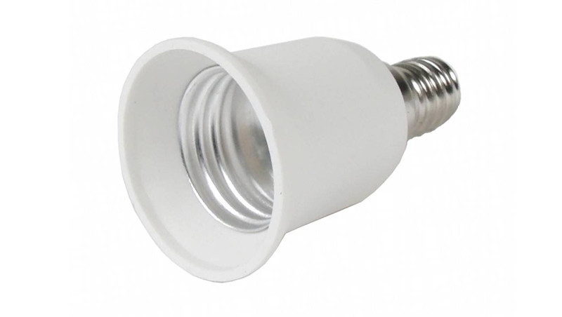 Цокольний перехідник E14 до E27 Латунь, фото 1