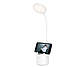 Настільна USB LED лампа Weidasi WD-6059 гнучка з акумулятором біла, фото 4