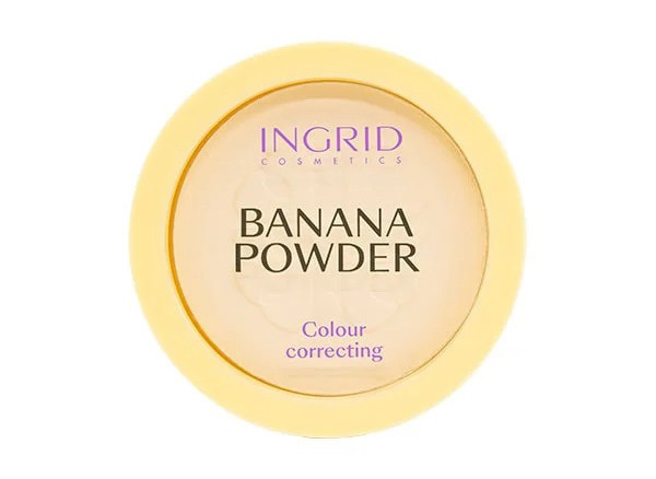 Бананова пудра для обличчя Ingrid Cosmetics Banana Powder Colour correcting