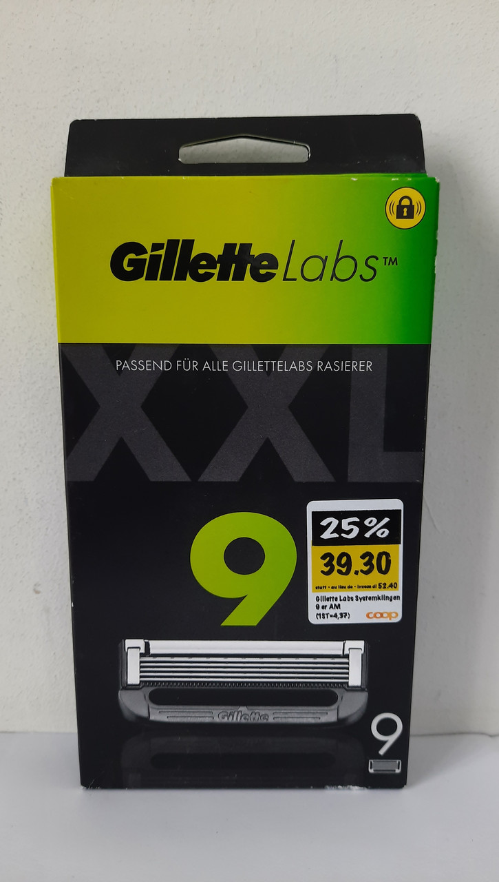 Кассеты Gillette Labs 9 шт. Німеччина: продаж, ціна у Хмельницькому ...