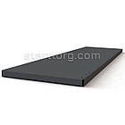 Полиця металева 1200х400мм, чорна, фото 3