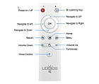 Air Mouse Ugoos UR01 Bluetooth Пульт Гіроскоп + мікрофон + IR (Білий), фото 3