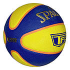 М'яч баскетбольний Spalding TF-33 Outdoor FIBA розмір 6 гумовий для стрітболу 3х3 (84352Z), фото 2