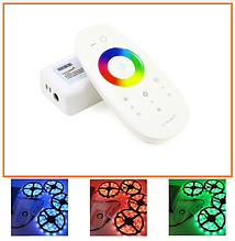 Контролер RGB 216W OEM 18А-2.4G-Touch білий (6A*3канала)