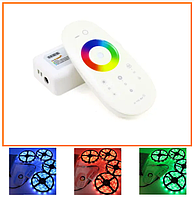 Контролер RGB 216W OEM 18А-2.4G-Touch білий (6A*3канала)
