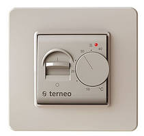 Терморегулятор для теплої підлоги Terneo mex молочний білий