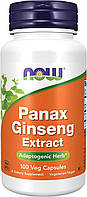 Now Foods, Panax Ginseng (100 капс.), женьшень корень