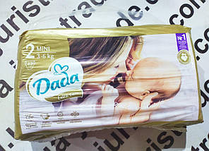 Дитячі підгузки "DADA" extra care 2 Little One, mini 3-6 кг., 43 шт./уп. (екстра каре)