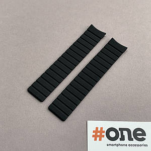 Ремінець 22 мм для Xiaomi / Samsung / Huawei силіконовий магнітний ремінець для годинника 22 мм чорний p4y
