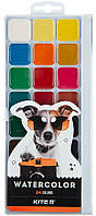 Краски акварельные 24 цв. Kite Dogs пласт/уп без/к K23-442