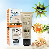 Сонцезахисний тональний BB крем некомедогенний DISAAR Photoderm Max SPF 50+ Sunscreen oil free, UVA/UVB