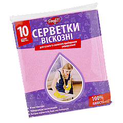 Серветки віскозні PROFIT 30х36 см 10 шт