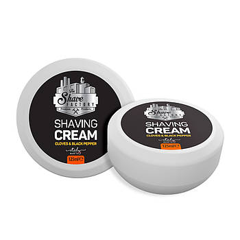 Крем для гоління The Shave Factory Cloves & Black Pepper Shaving Cream 125мл