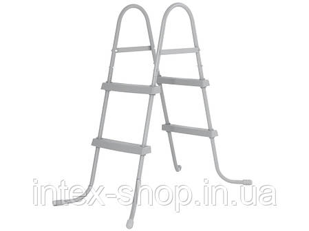 Драбина Bestway 58430 для басейнів (до 84 см, 2 сходинки, без майданчика), фото 1