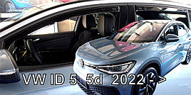 Дефлектор вікон (ветровики) VW  ID.5 5D 2022->  4шт (Heko) ( вставні )