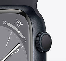 Apple Watch Series 8 41mm GPS Midnight Aluminium Case Midnight Sp/B MNU83LL/A A2771 (MNU83), фото 4