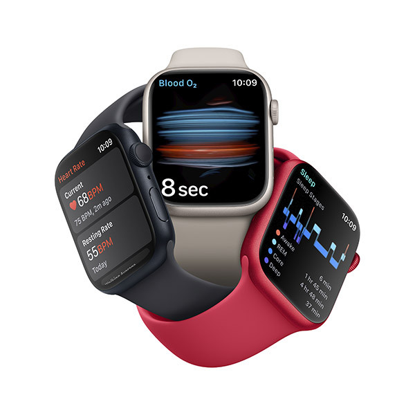 IPhone Apple Watch Series 8 41mm GPS Midnight Aluminium Case Midnight Sp B MNU83LL A A2770 380 68 921 77 70
