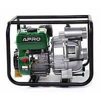 APRO Мотопомпа бензинова 4-х тактн. WPD-45 6.5 к.с. 45 м3/год 26 м (для брудної води), фото 9