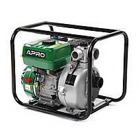 APRO Мотопомпа бензинова 4-х тактн. WPH-30 6.5 л.с. 30 м3/год 65 м (високий тиск), фото 3