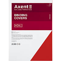 Обкладинка картонна Axent 2730-06-A "під шкіру", 50 штук, червона