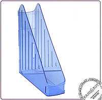 Лоток для документів KOH-I-NOOR вертикальний. Колір - прозорий синій.(754121)