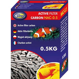 Вугілля активоване, Aqua Nova Carbon, з мішечком, 0.5 кг. Ефективний абсорбувальний матеріал, фото 3