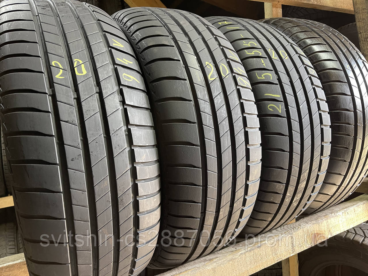 Літні шини 215/55R17 Bridgestone Turanza T005 20рік 2шт 4шт, фото 1