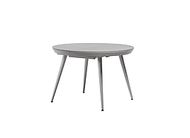 Стіл обідній розкладний в кухню вітальню TML-875 айс грей Vetro Mebel