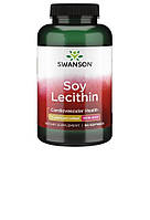 Swanson Premium Soy Lecithin Non-GMO Лецитин из Сои без ГМО 1200 мг, 90 жк