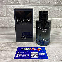 Мужской парфюм Christian Dior Sauvage 100ml Крышка на магните( Кристиан Диор Саваж ) / Оригинальное Качество /