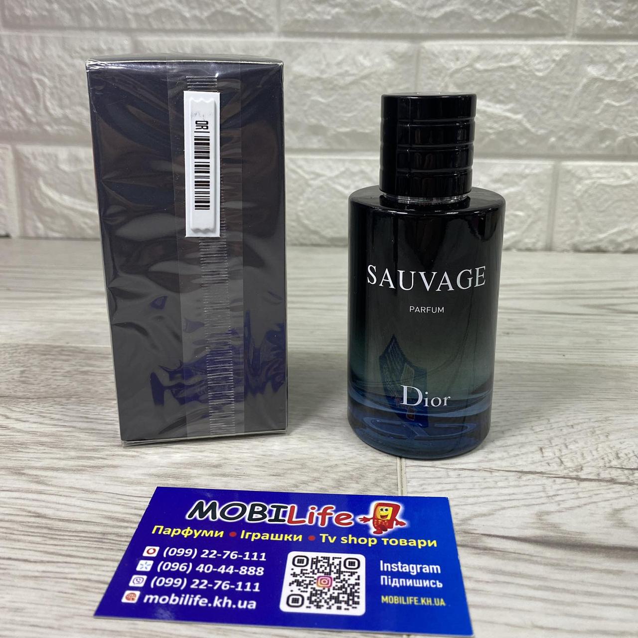 Мужской парфюм Christian Dior Sauvage 100ml Крышка на магните( Кристиан ...
