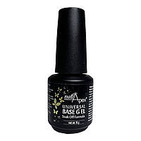 База каучуковая для ногтей густая NailApex Soak Off UV Base Gel, 15 мл