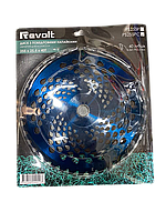 REVOLT Ніж для тримера победіт. 255*25 мм 40Т (зігнутий "таря", кольоровий), фото 6