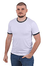Футболка чоловіча Le Gutti 23-1734-06 біла 2XL, фото 4