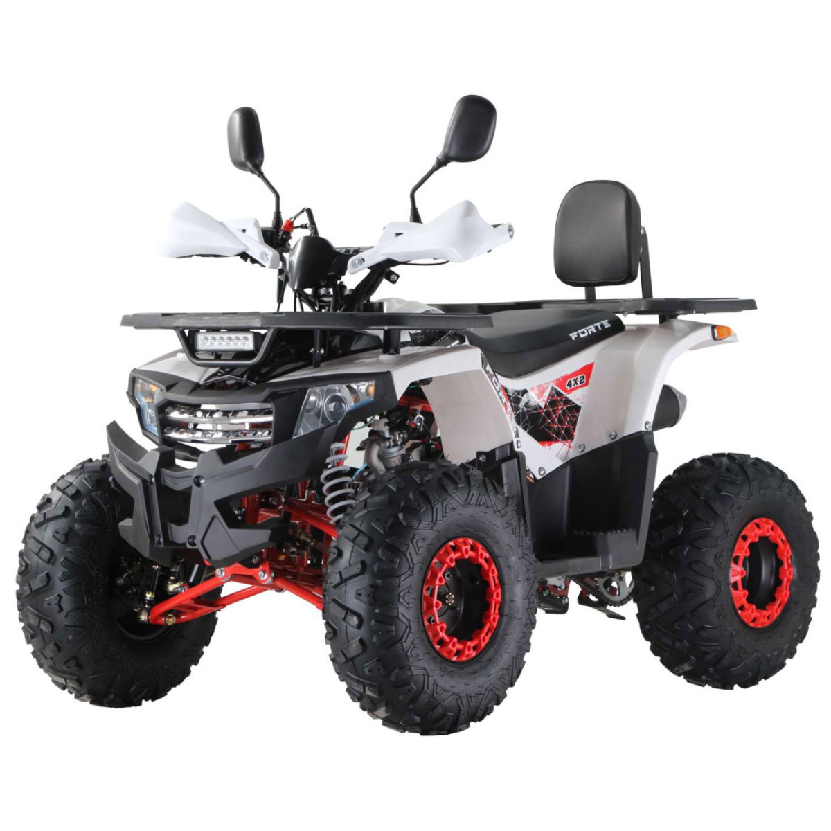 Квадроцикл дитячий FORTE ATV125F Біло-червоний