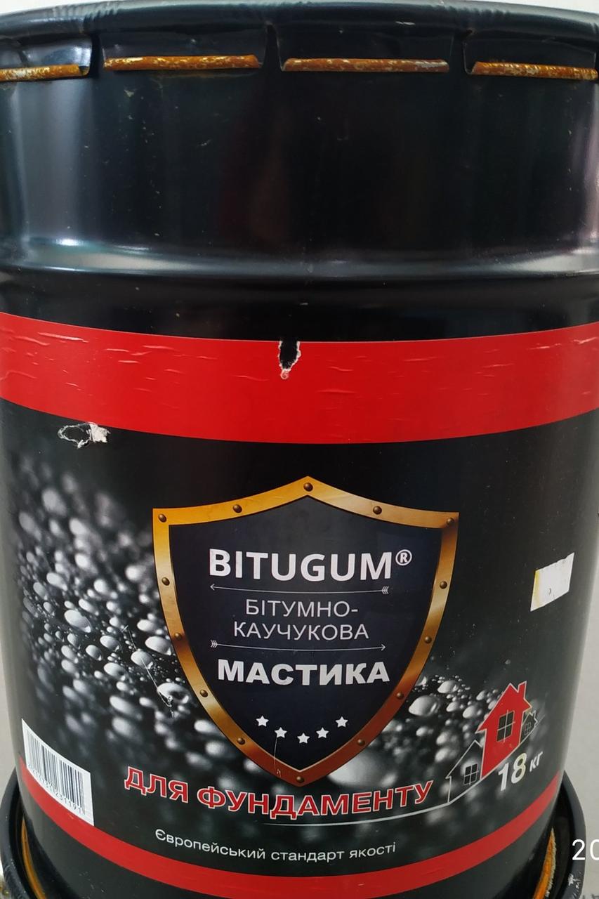 Мастика Biturgum 18 кг/бітумно-каучукова для фундаменту/