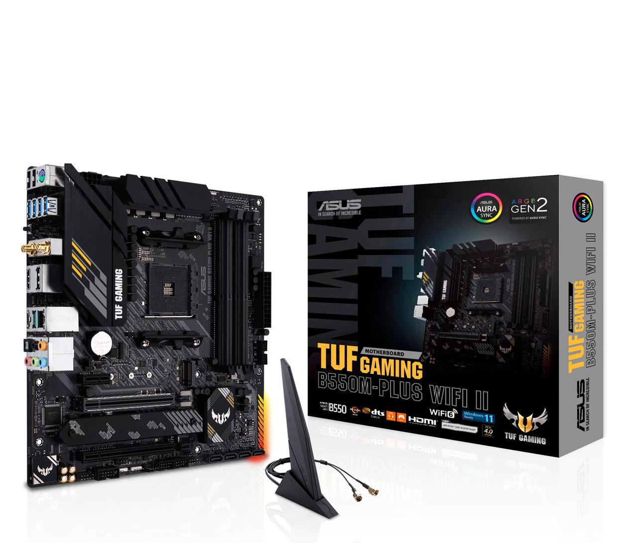 Материнська плата Asus TUF GAMING B550M-PLUS WIFI II (90MB19Y0-M0EAY0), фото 1
