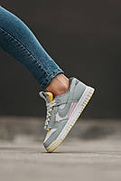 Класне жіноче взуття Nike Air Dunk Jumbo Mint Foam. Стильні жіночі кроси на кожен день Найк Аір Данк., фото 4