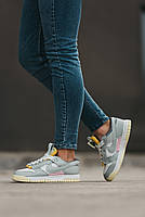 Класне жіноче взуття Nike Air Dunk Jumbo Mint Foam. Стильні жіночі кроси на кожен день Найк Аір Данк., фото 6