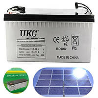 Гелевый аккумулятор BATTERY 12V, 200A, UKC / Аккумулятор для бесперебойника / Батарея аккумуляторная